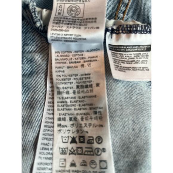 Levi Strauss & CO red tag jean jacket Women’s Large - Picture 12 of 13